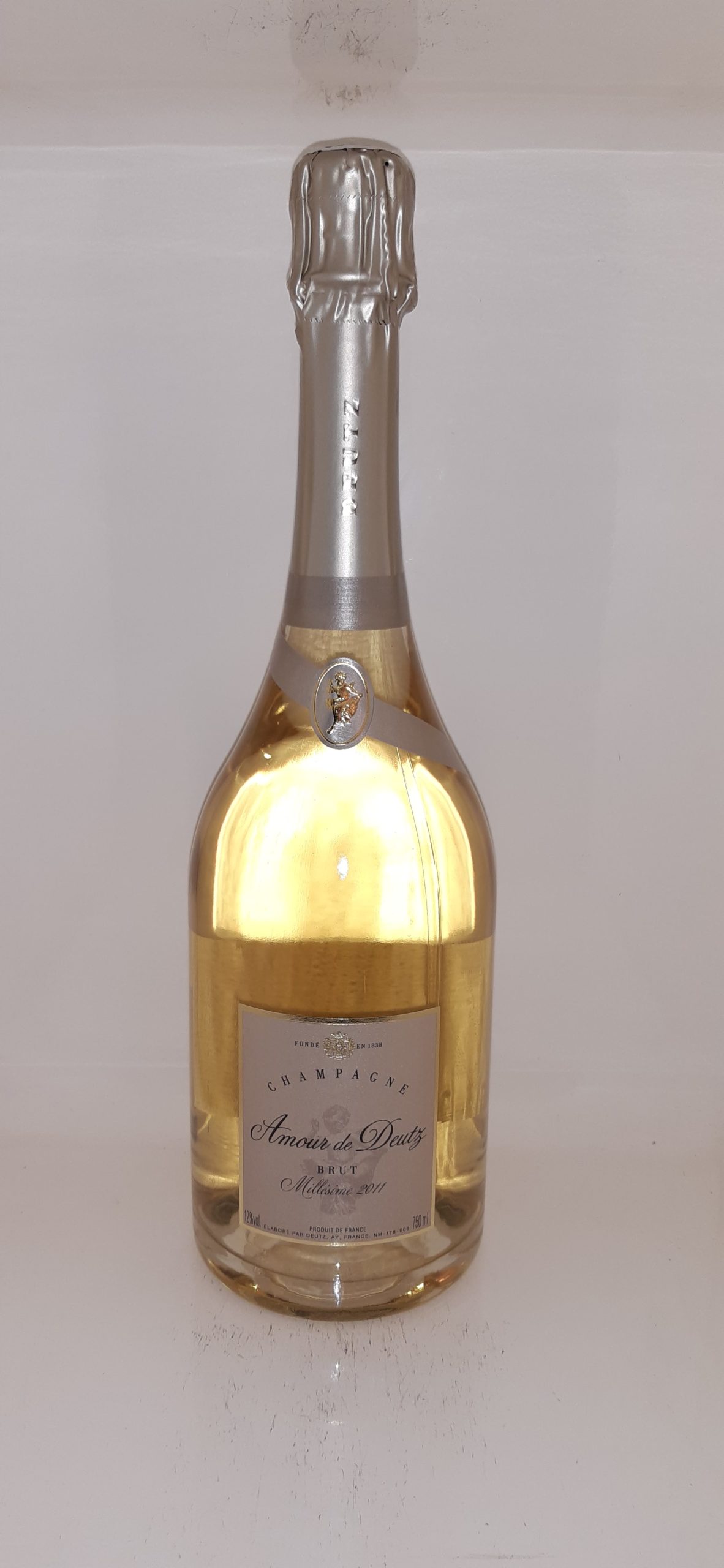 La Fine Bulle - Blanc de Blancs, Brut, Blanc - Champagne Deutz Coffret  Amour de Deutz Brut 2011 + Deux Flûtes